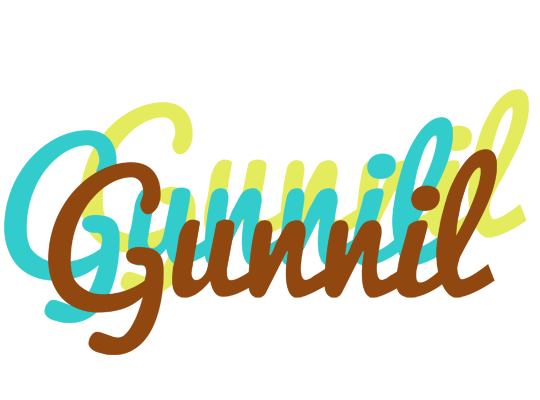 Gunnil cupcake logo