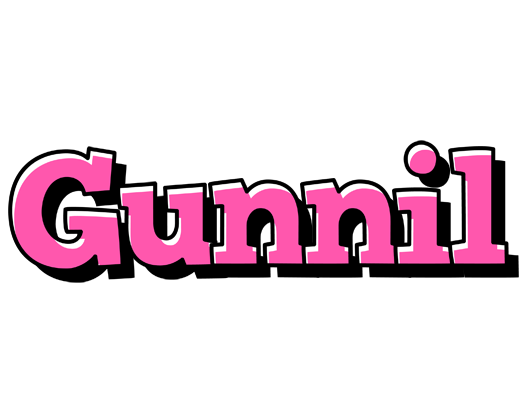 Gunnil girlish logo