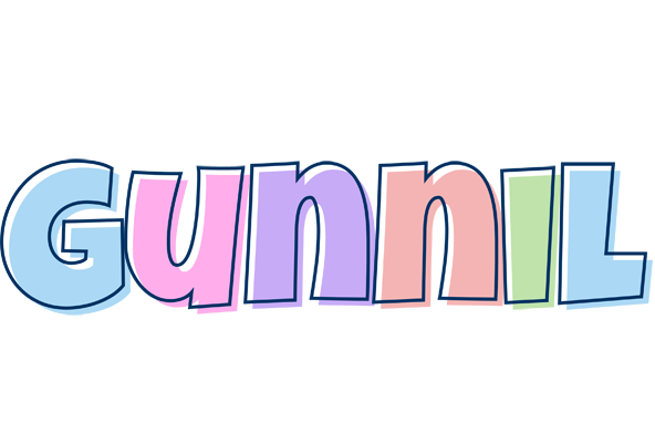 Gunnil pastel logo