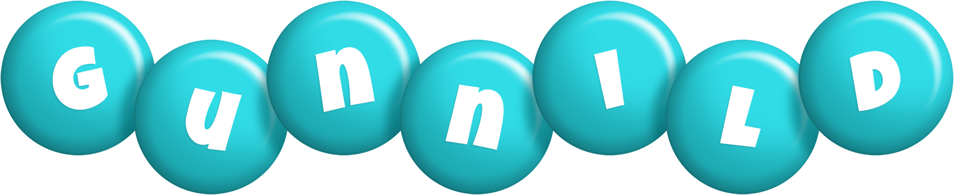 Gunnild candy-azur logo