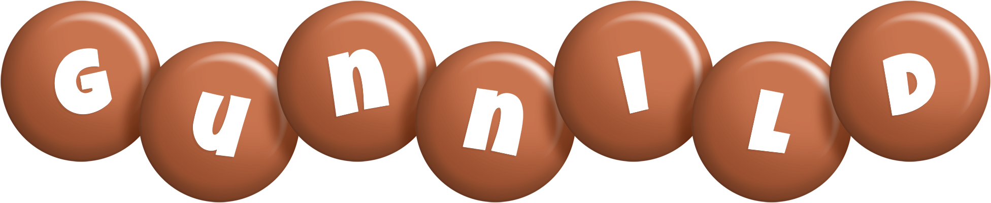 Gunnild candy-brown logo