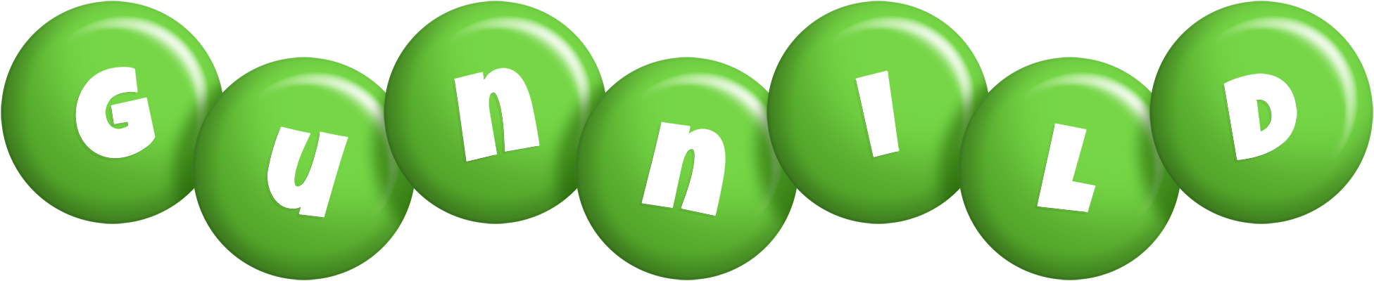 Gunnild candy-green logo