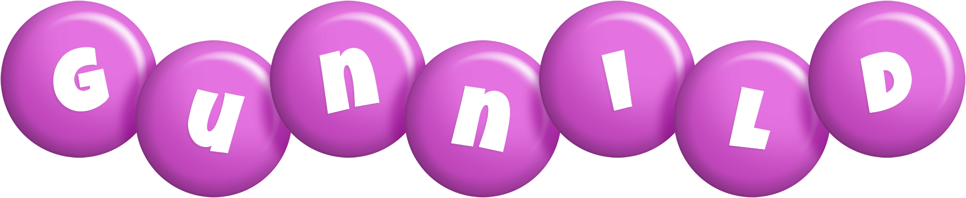 Gunnild candy-purple logo