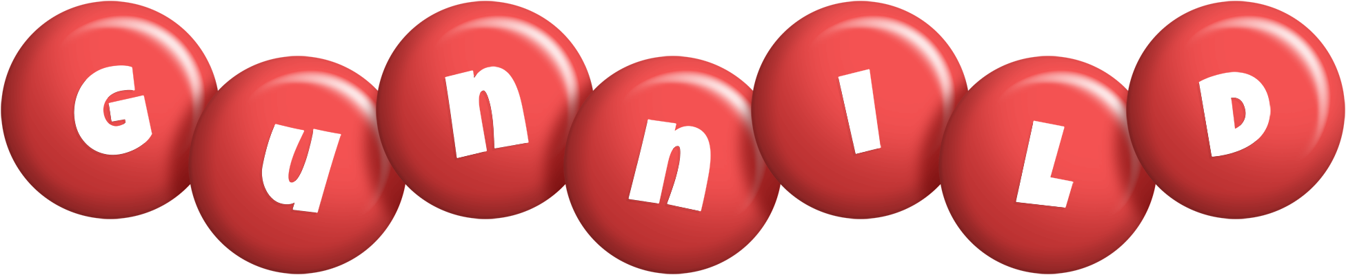 Gunnild candy-red logo
