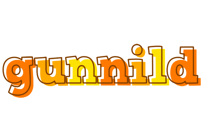 Gunnild desert logo
