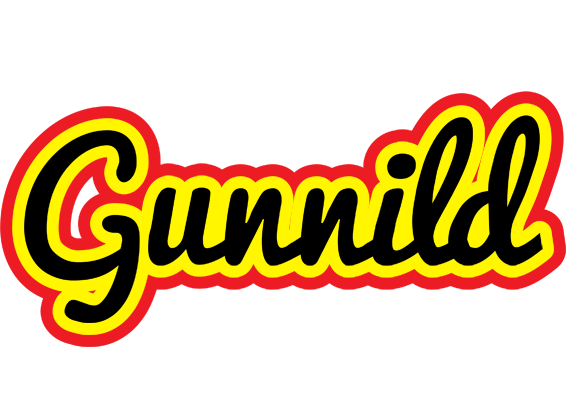 Gunnild flaming logo