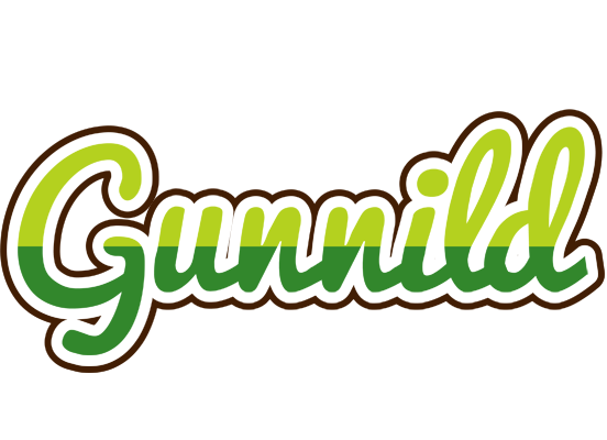Gunnild golfing logo