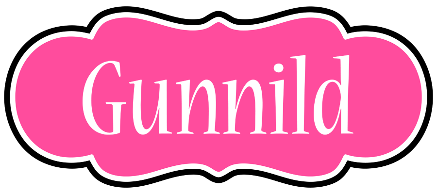 Gunnild invitation logo