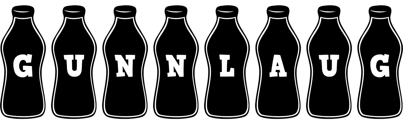 Gunnlaug bottle logo