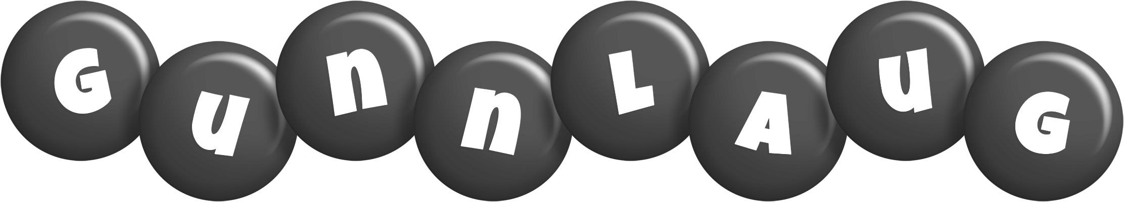 Gunnlaug candy-black logo