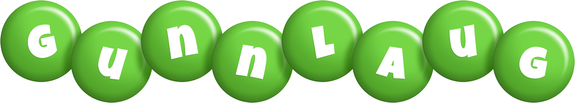 Gunnlaug candy-green logo
