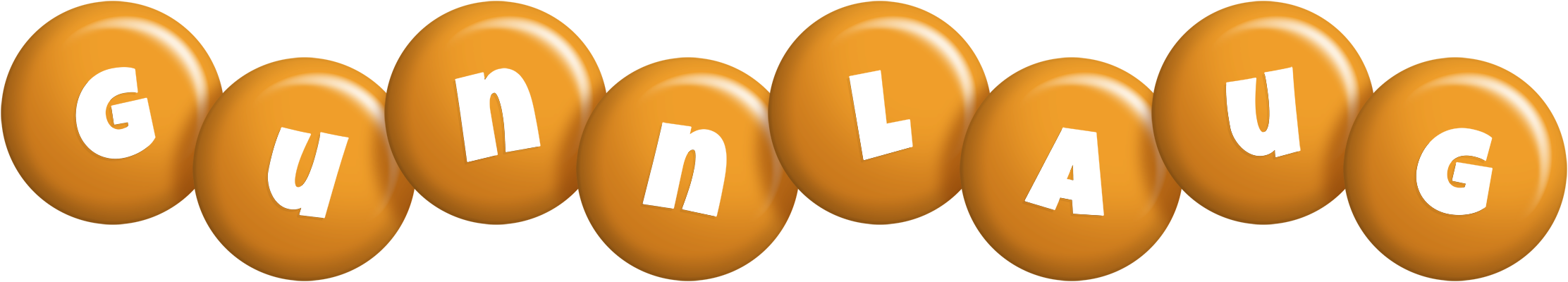 Gunnlaug candy-orange logo