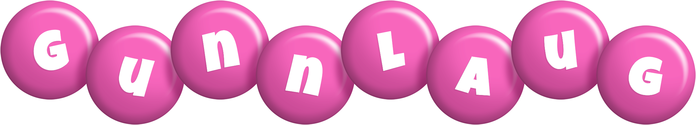 Gunnlaug candy-pink logo