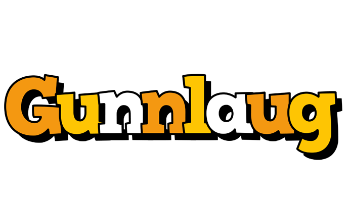 Gunnlaug cartoon logo