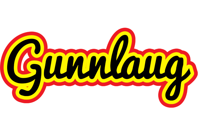 Gunnlaug flaming logo