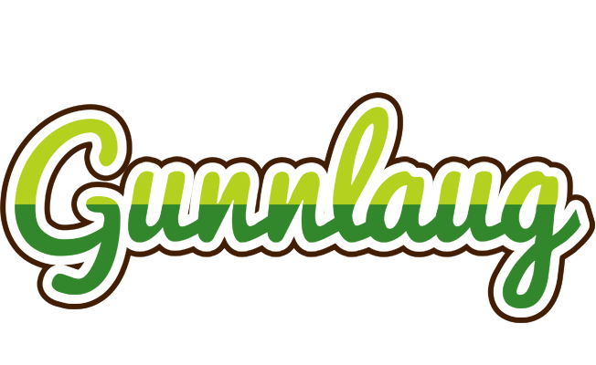Gunnlaug golfing logo
