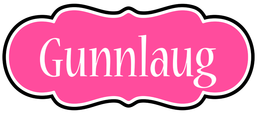 Gunnlaug invitation logo
