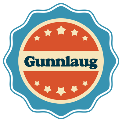 Gunnlaug labels logo