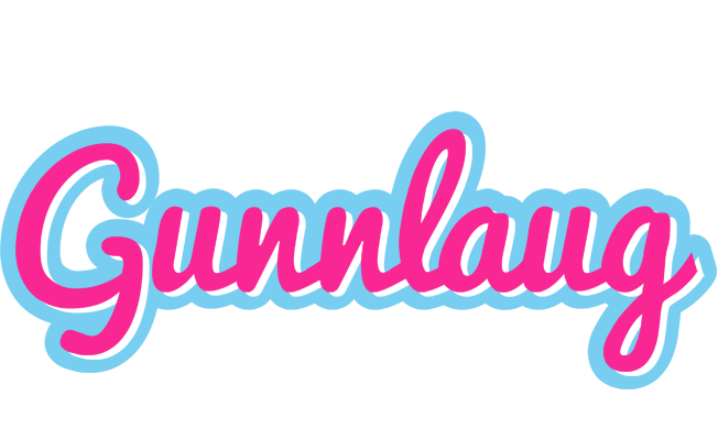 Gunnlaug popstar logo