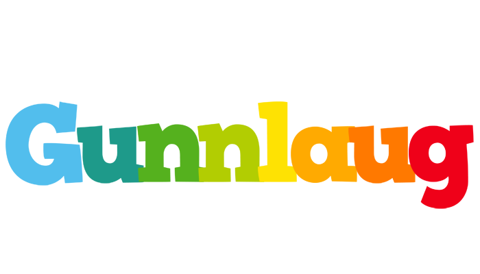 Gunnlaug rainbows logo
