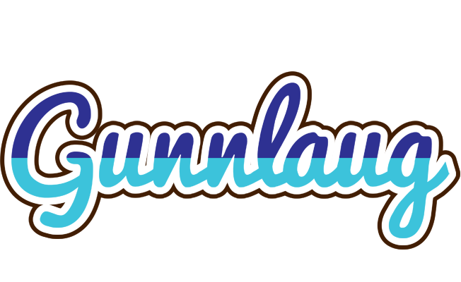 Gunnlaug raining logo