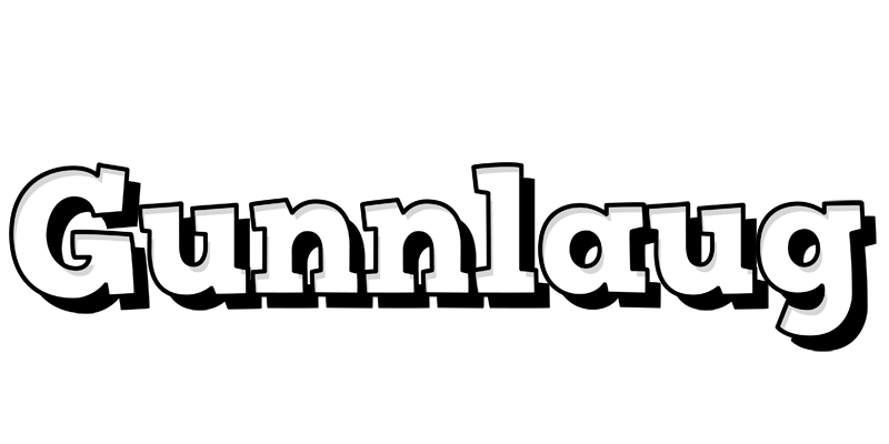 Gunnlaug snowing logo