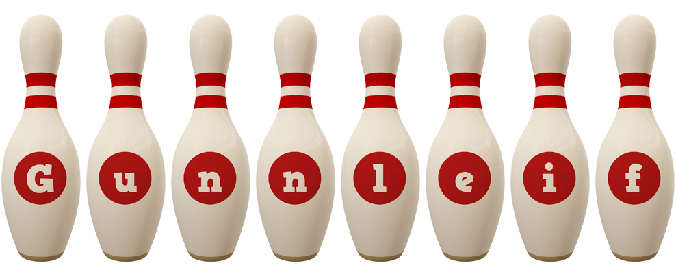 Gunnleif bowling-pin logo