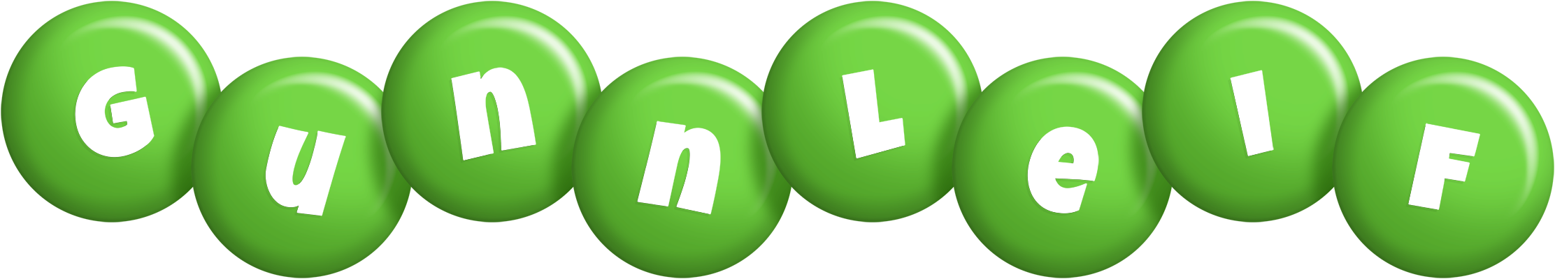 Gunnleif candy-green logo