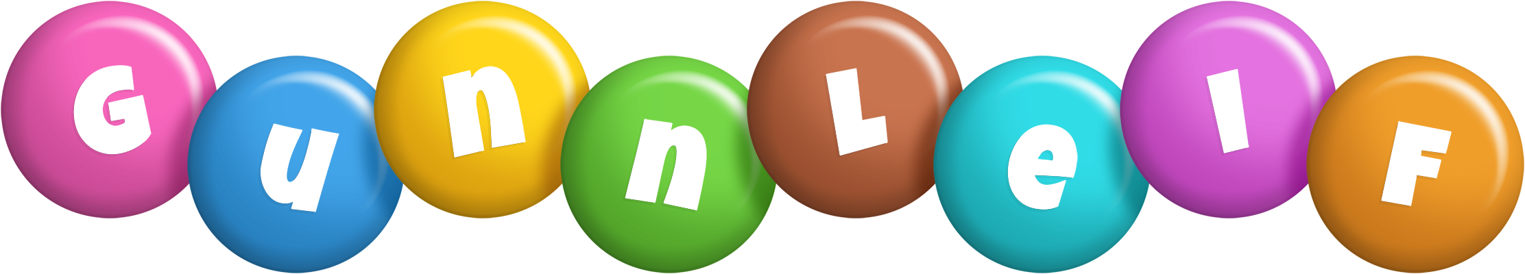 Gunnleif candy logo