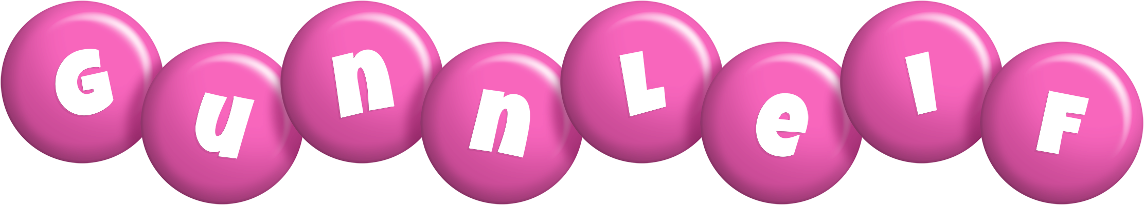 Gunnleif candy-pink logo