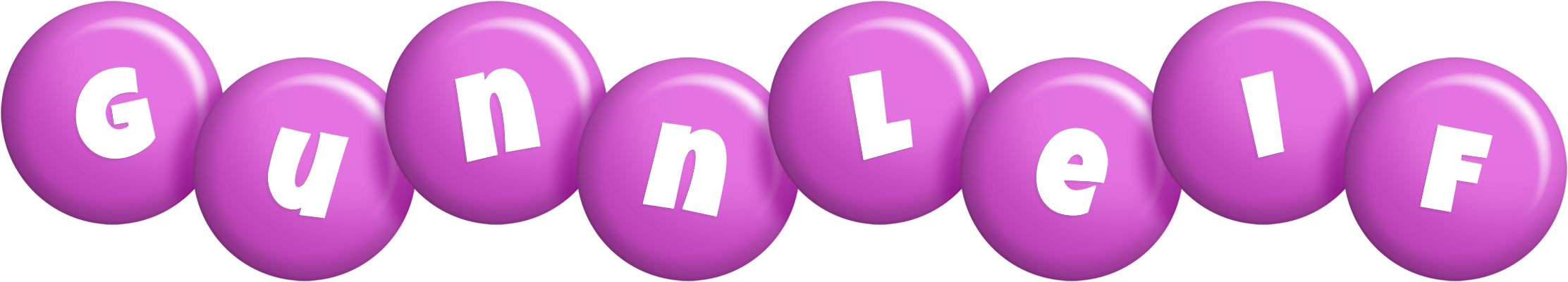 Gunnleif candy-purple logo