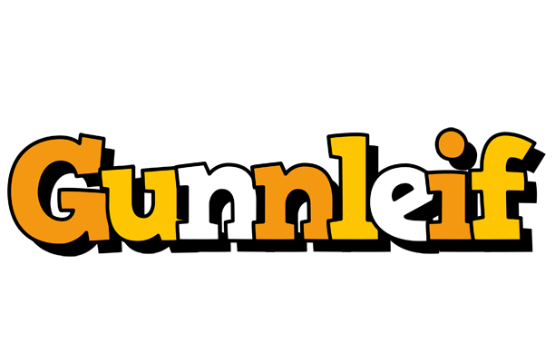 Gunnleif cartoon logo