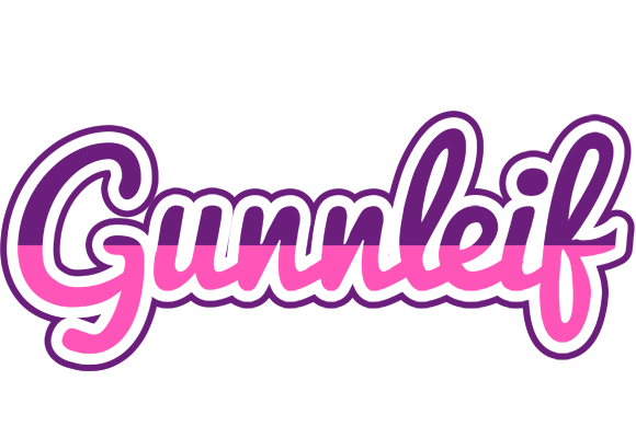 Gunnleif cheerful logo