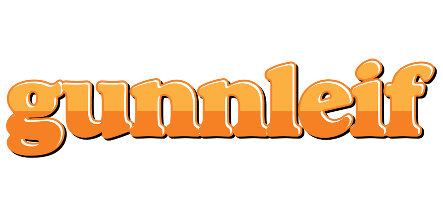 Gunnleif orange logo