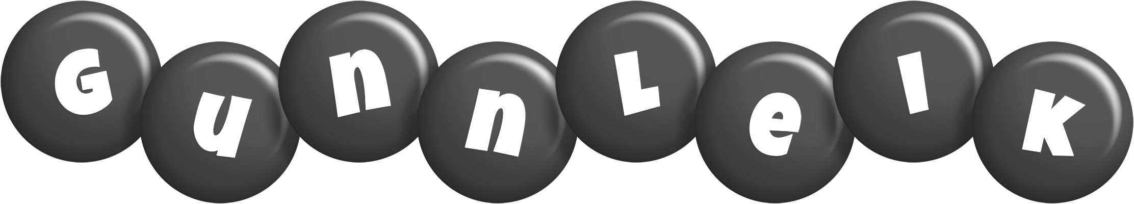 Gunnleik candy-black logo