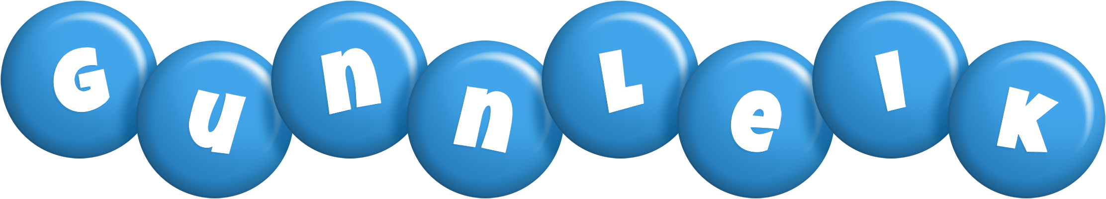 Gunnleik candy-blue logo