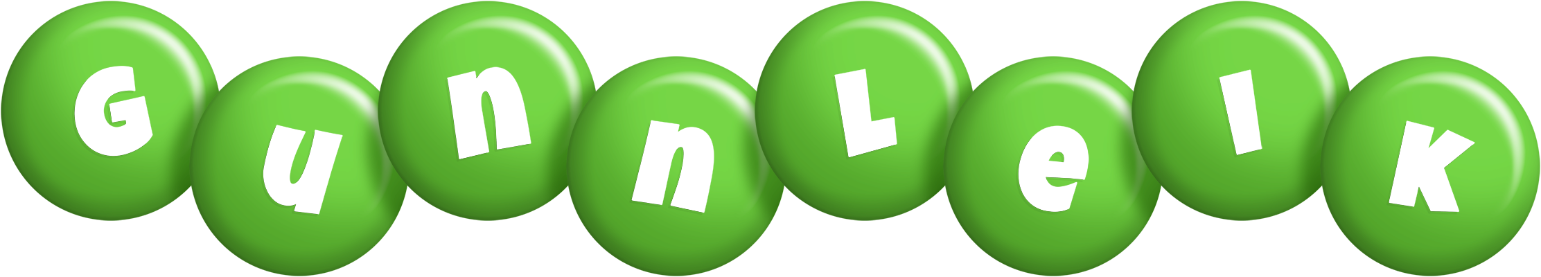 Gunnleik candy-green logo