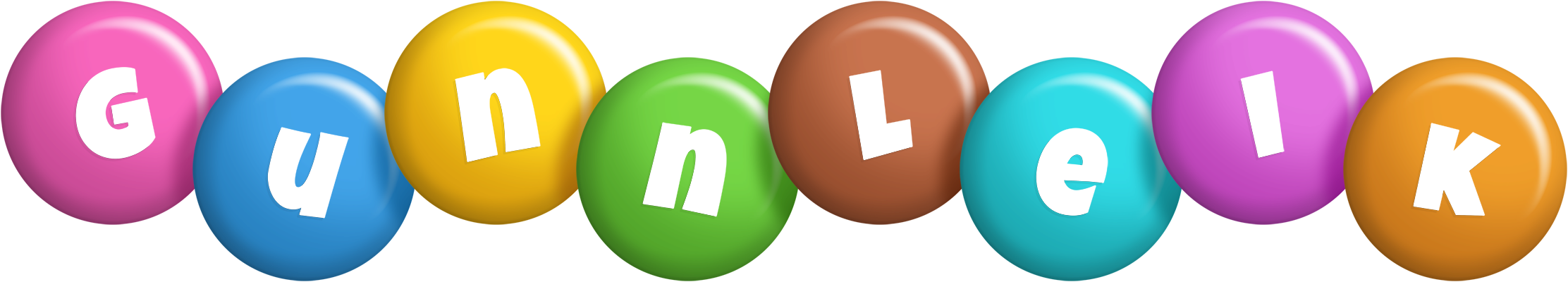 Gunnleik candy logo