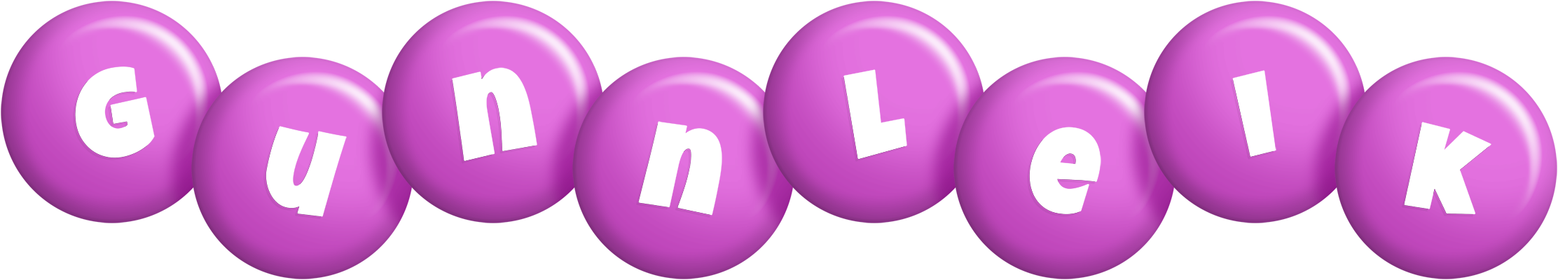 Gunnleik candy-purple logo