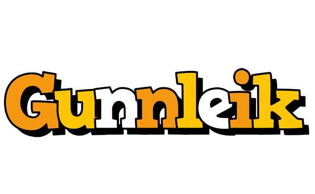 Gunnleik cartoon logo