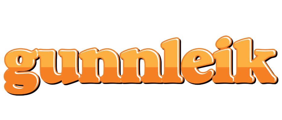 Gunnleik orange logo