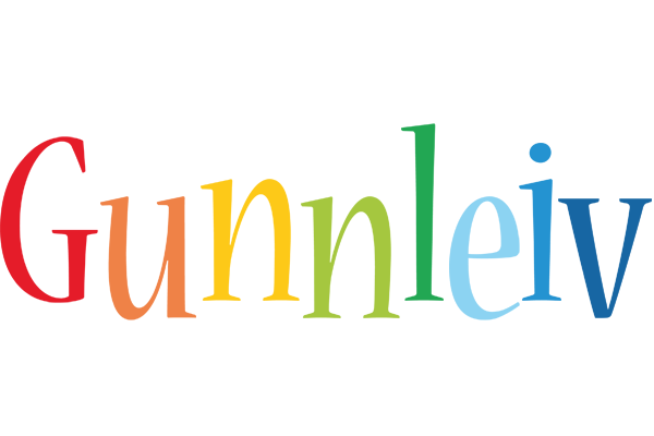 Gunnleiv birthday logo