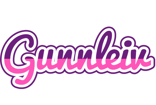 Gunnleiv cheerful logo