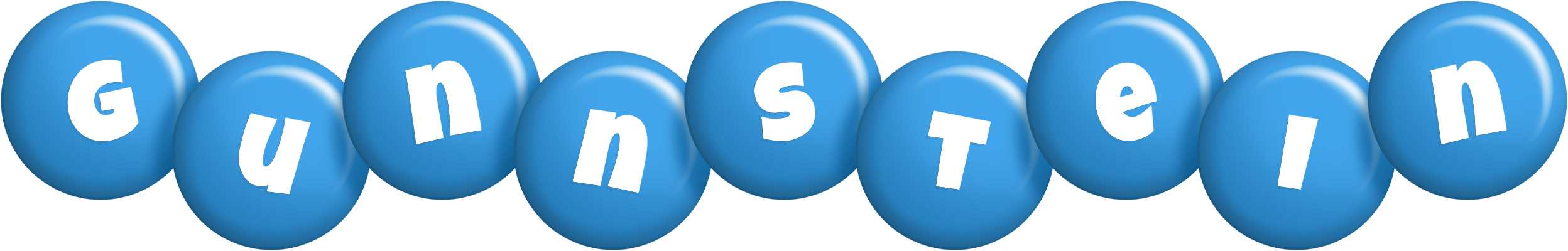 Gunnstein candy-blue logo