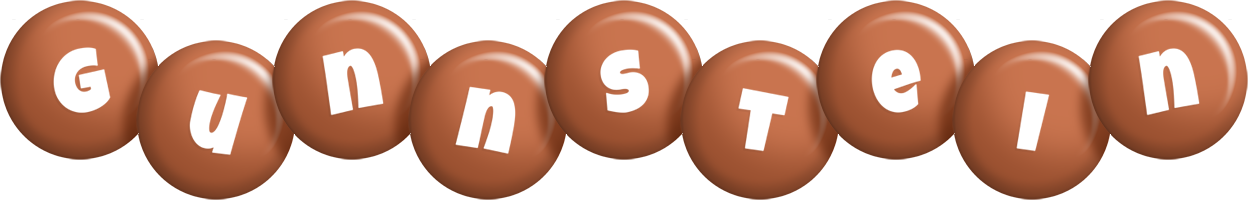 Gunnstein candy-brown logo