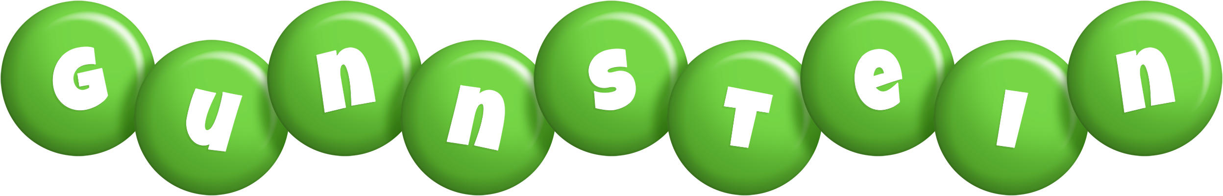 Gunnstein candy-green logo