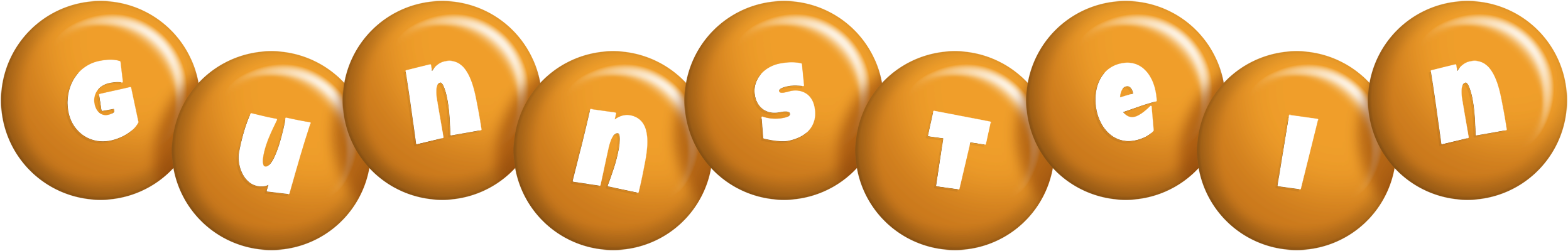 Gunnstein candy-orange logo