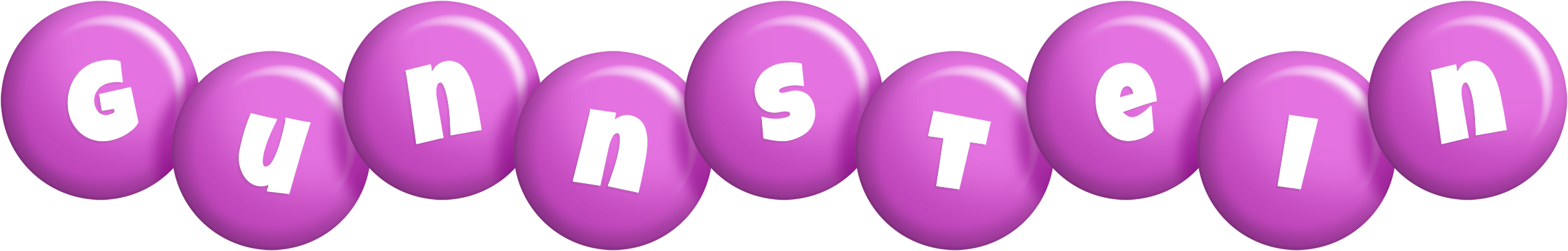 Gunnstein candy-purple logo
