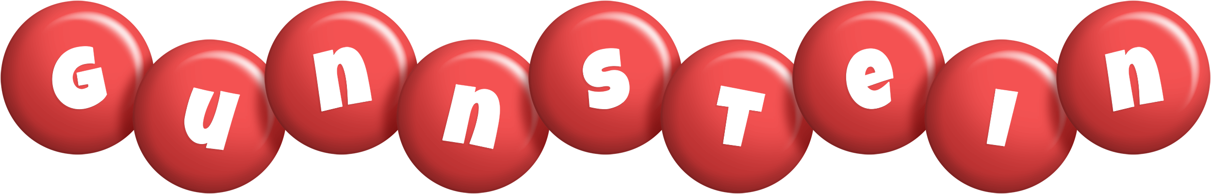 Gunnstein candy-red logo