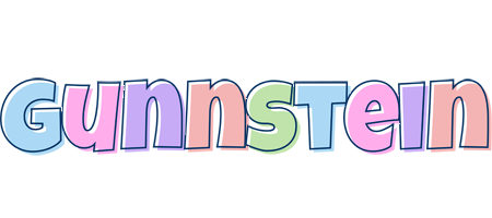 Gunnstein pastel logo